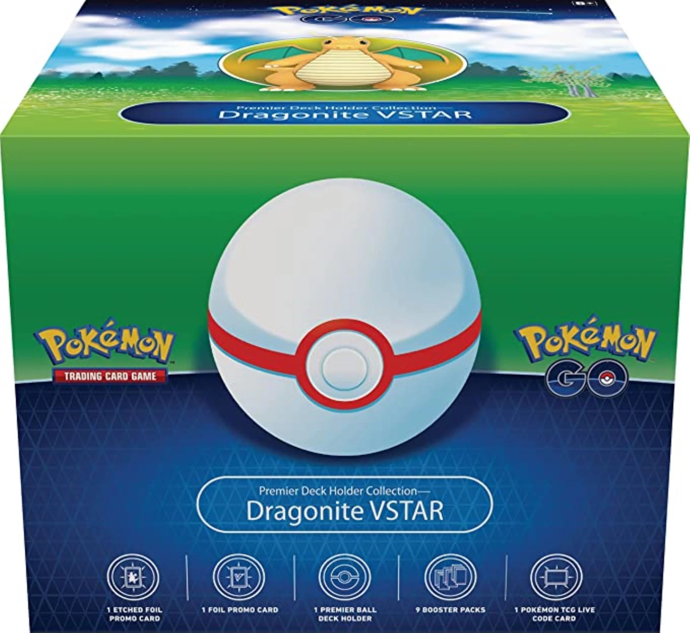 Trading Card Games  GO Premier Deck Holder Collection Dragonite VSTAR Box