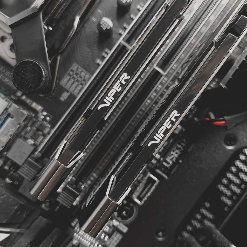 Patriot Viper Steel DDR4 RAM 16GB (2X8GB) 3200Mhz CL16 1.35V UDIMM Desktop Gaming Memory Kit Compatible with XMP - PVS416G320C6K