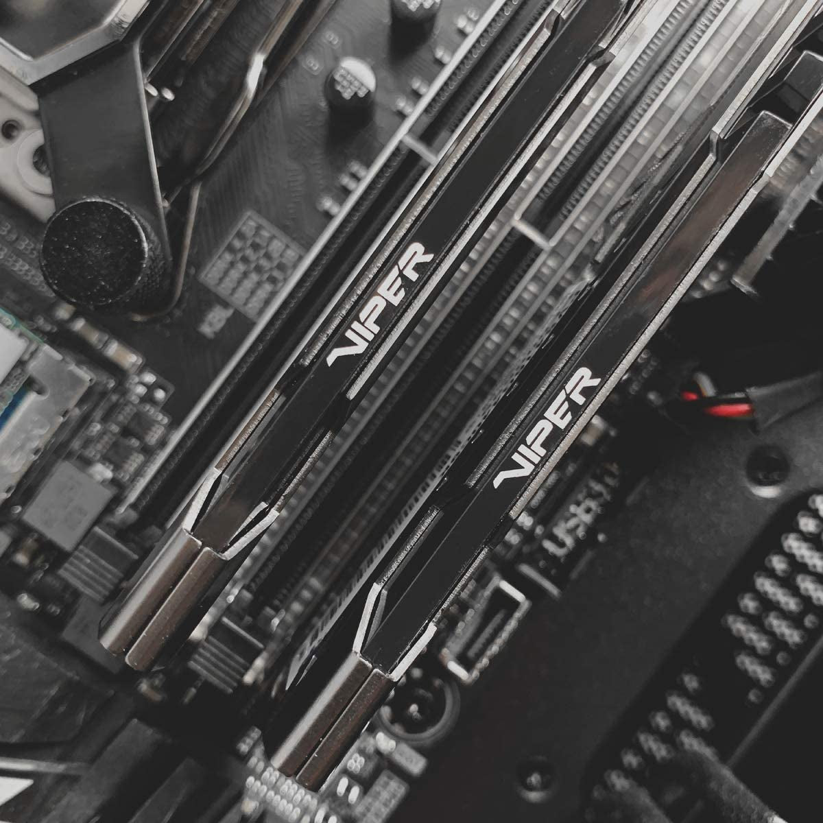 Patriot Viper Steel DDR4 RAM 16GB (2X8GB) 3200Mhz CL16 1.35V UDIMM Desktop Gaming Memory Kit Compatible with XMP - PVS416G320C6K