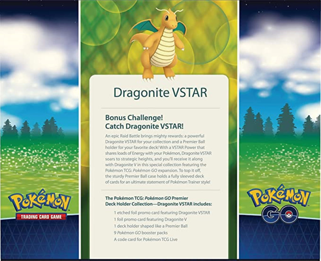 Trading Card Games  GO Premier Deck Holder Collection Dragonite VSTAR Box